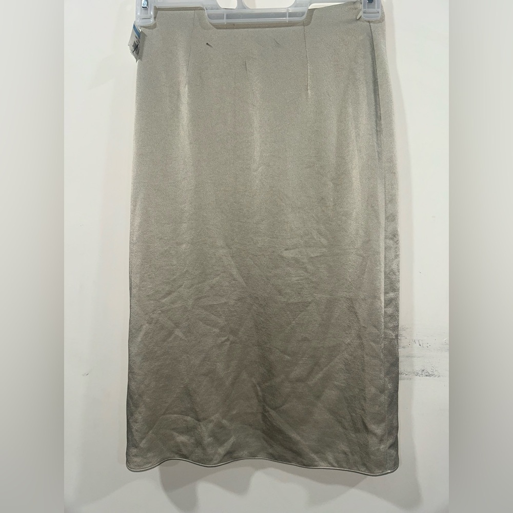 NEW VINCE‎ side zip detail satin zip skirt Size XL - Picture 5 of 12